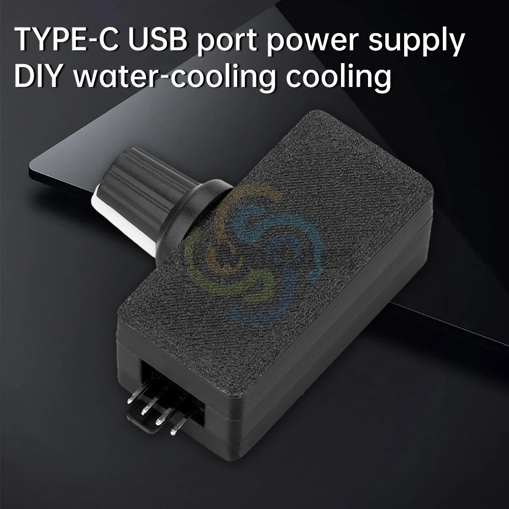 PWM Speed Controller 4Pin Fan Speed Controller TYPE-C USB Interface Power Supply DIY Water-cooling Cooling