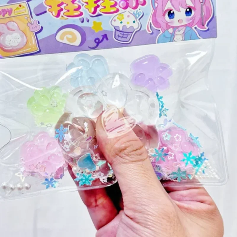 Lichtgevende Stress Kat Poot Hamster Knijpspeeltje Party Antistress Stijgende Speelgoed Voor Volwassen Kinderen Stretch Speelgoed Decompressie