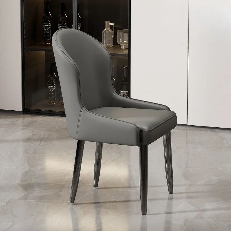 Modern Leather Restaurant Home Dining Chairs Designer Accent Kitchen Dining Chairs Luxury Krzesla Do Jadalni Balcony Furniture