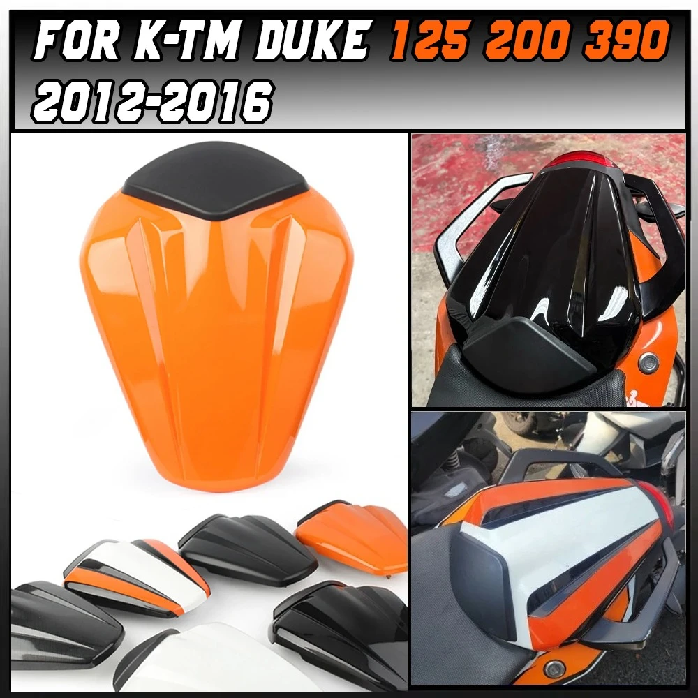 ل KTM Duke 125 200 390 DUKE 390 DUKE 200 DUKE 125 2012 2013 2014 2015 2016 دراجة نارية بيلايون غطاء المقعد الخلفي القلنسوة منفرد القلنسوة الخلفية