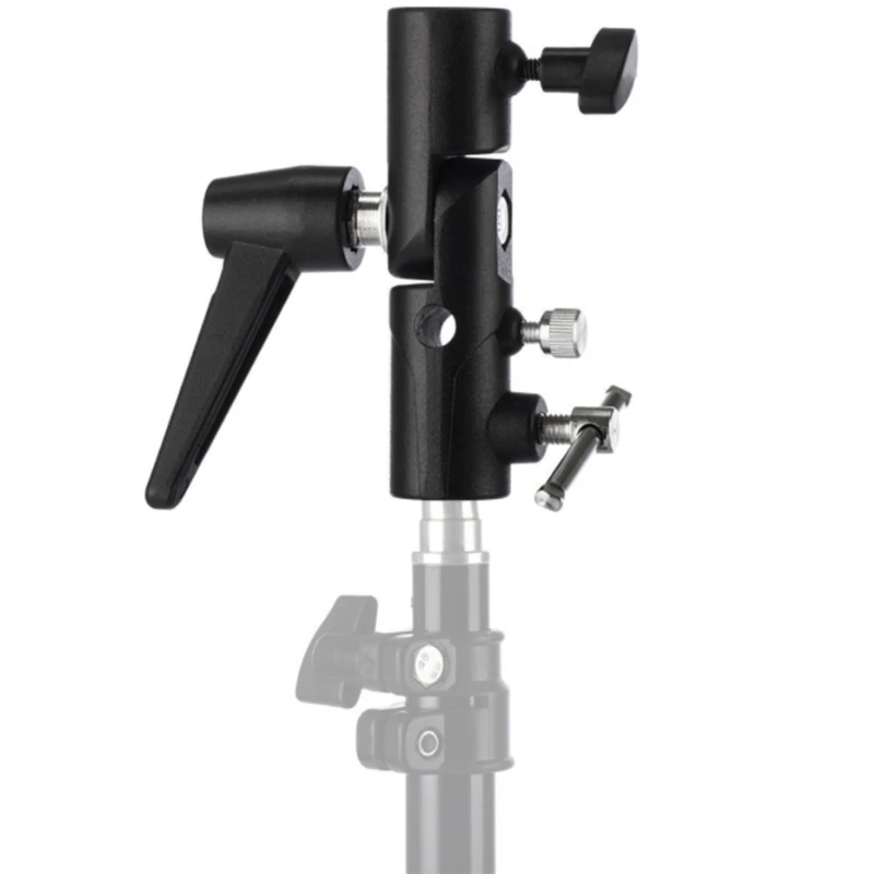 Hot Shoe Softbox Mount Bracket Hình Chữ Đèn Giá Đỡ Máy Ảnh