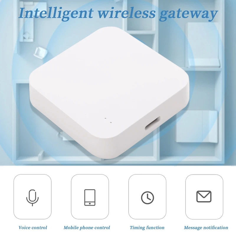 A76F-Ewelink Zigbee 3.0 Smart Hub,Wireless Gateway Bridge For App Voice Remote Control,Works For Alexa Google Home Assistant