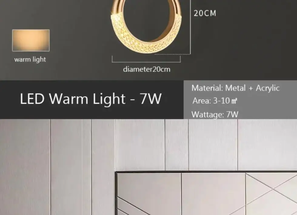 

Nordic-style Luxurious bedroom bedside pendant light, modern and minimalist, living rooms, hallways, and corridors