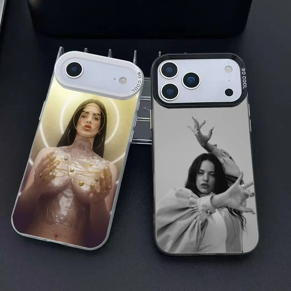 R-Rosalia pienso en Tu cantante funda de teléfono para iPhone 12 13 14 15 16 17Pro Max Plus protege la cubierta del teléfono chapado