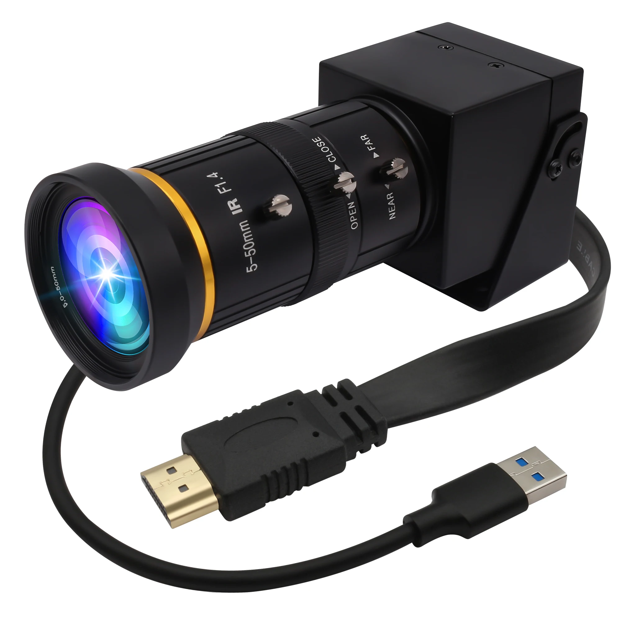 ELP High Speed 60FPS HDMI&USB3.0 Camera CMOS IMX415 Sensor Ultra HD 4K Webcam 3 Display Modes 3840*2160P Induatrial USB Camera