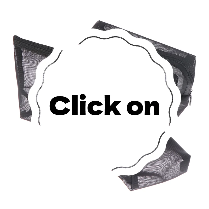 Organizador de Maquiagem em Malha Transparente com 3 Tamanhos, Bolsa de Armazenamento para Mulheres, Bolsa de Cosméticos para Viagem, Bolsa de Higiene