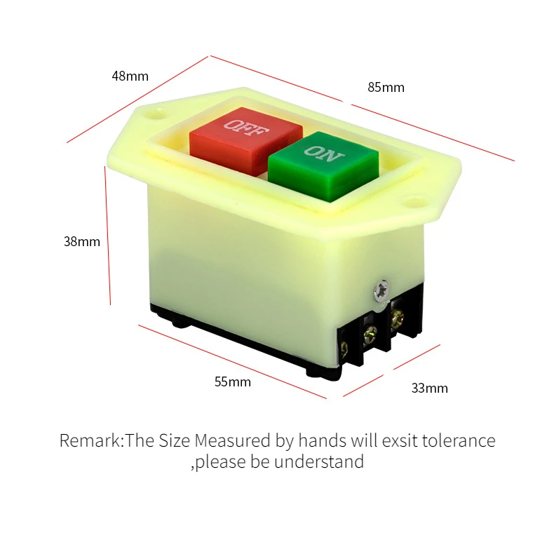 High-pressure Vehical Washing Machine LC3-5 On -Off Push Button Start Switch 380V 5A