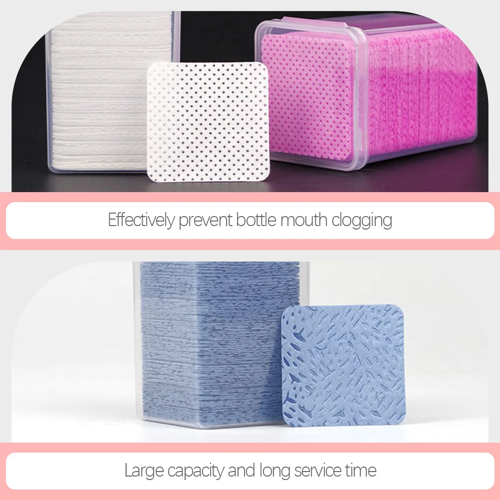 

3 Bottles Eyelash Glue Wipes Cotton Cleaning Pads Salon Glue Bottle Wiping Supplies Lash Extension Cleaning Wipes Eyelash