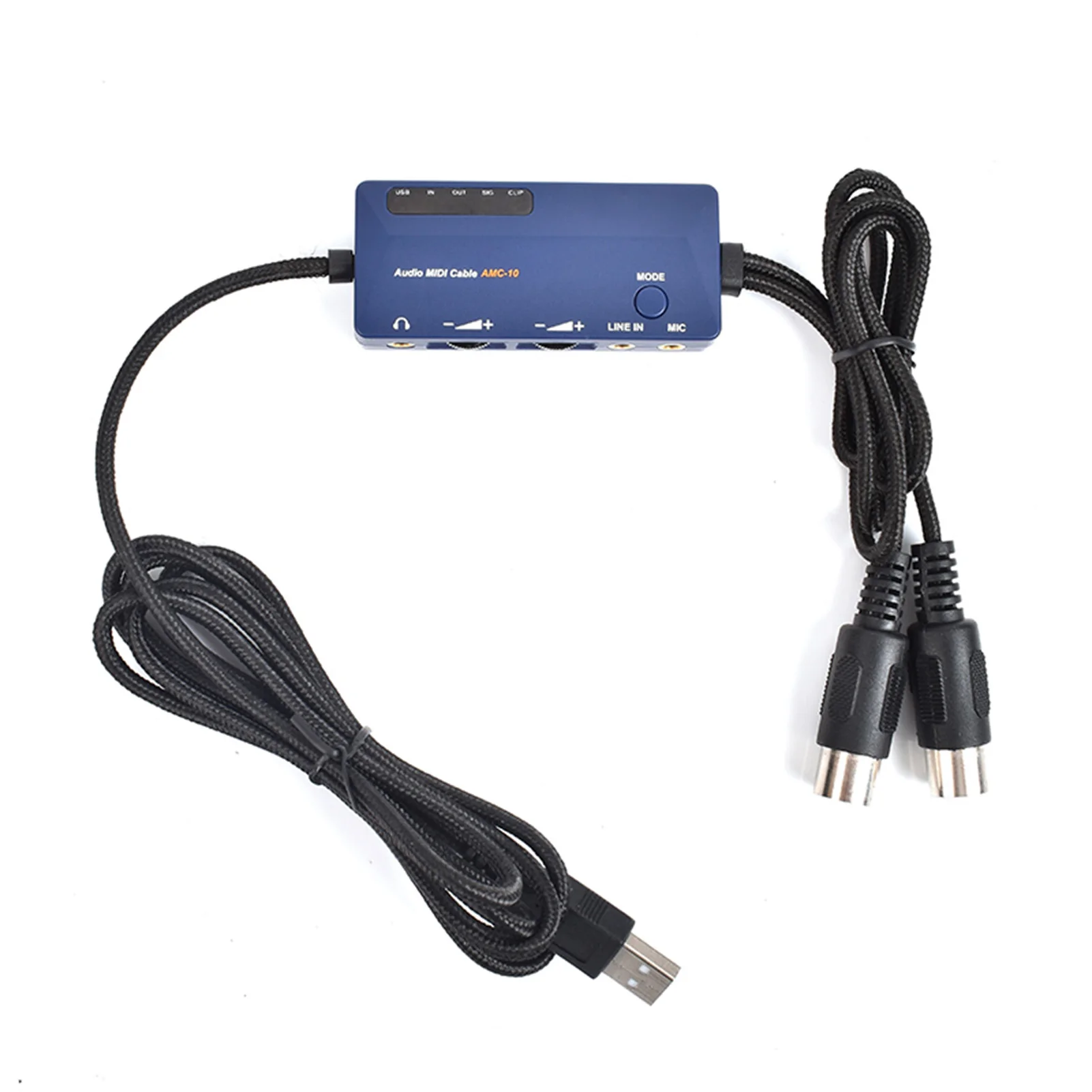 

Интерфейс DOREMiDi MIDI-USB A, адаптер кабеля MIDI, встроенные звуковые эффекты реверберации/Chorus/3D для редактирования записи, отслеживания аудио