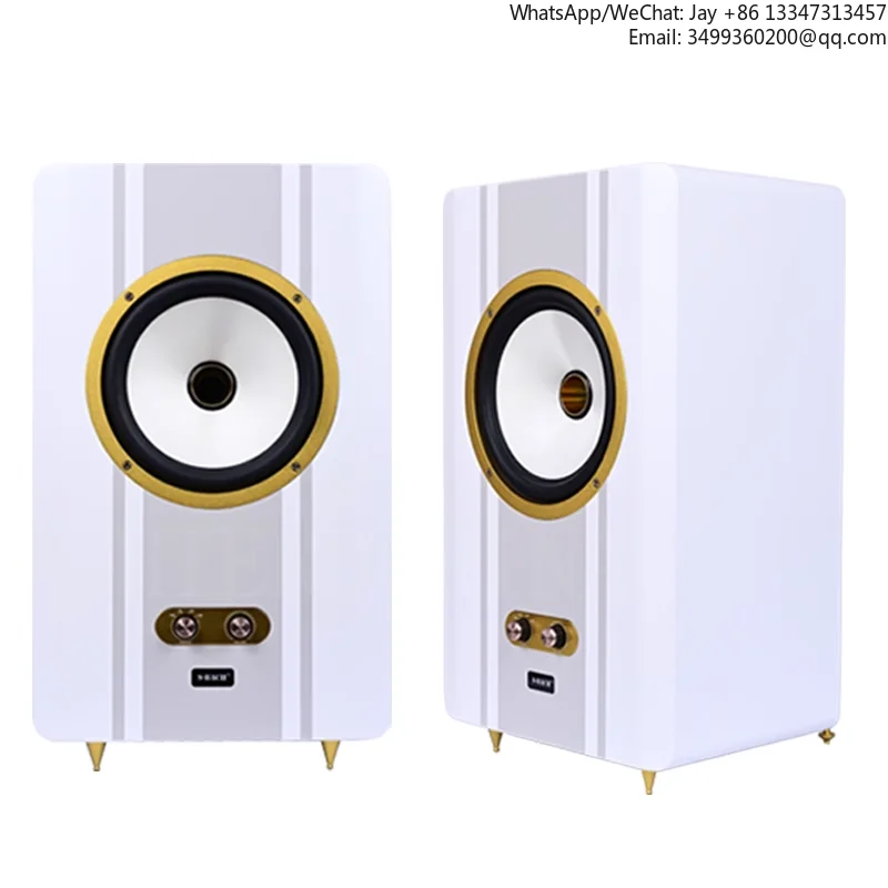 

SBH-2 S-BACH Coaxial 6.5Inch /8Inch Bookshelf Speaker Active Monitoring Box HiFi Level Audio Crossover AB Class Output/XLR Input