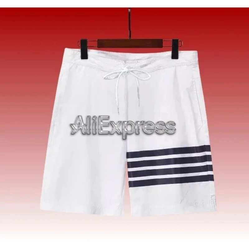 

2025 Striped Water Repellency Stretch Summer Shorts Men Board Shorts Swimwear Men Beach Shorts Men Bermuda Short Boardshorts