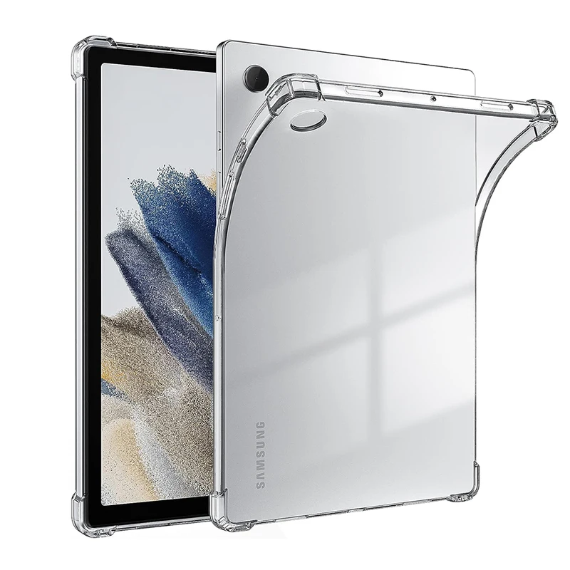 

Ultra Thin Transparent Case For Samsung Galaxy Tab A8 10.5" 2022 Shockproof TPU Soft Protective Cover For SM-X200 SM-X205