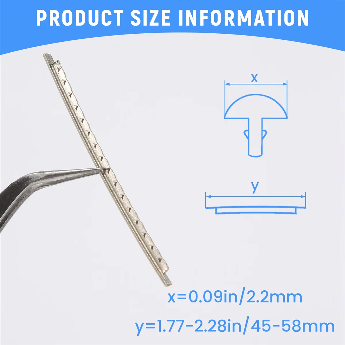 24 ชิ้นกีตาร์ไฟฟ้า Fret Wire Fretwire ชุด 2.2 มม