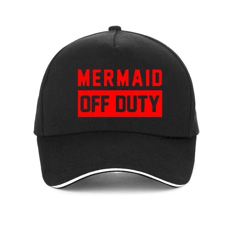 

Mermaid Off Duty Letter Print Baseball Cap Female Tumblr Basic hat Hipster Harajuku Women Aesthetic hip hop cap