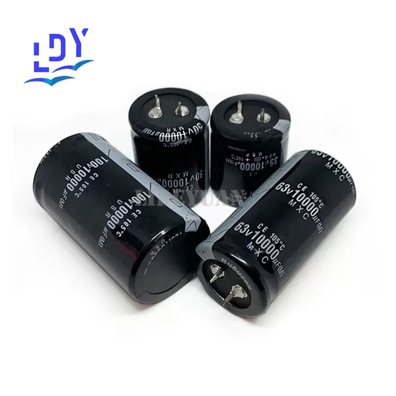 

1pcs Ox horn capacitor 80v 6800uf Size 30x50/60 35x40/45/50/60mm Aluminum electrolytic capacitor 6800uf 80v audio