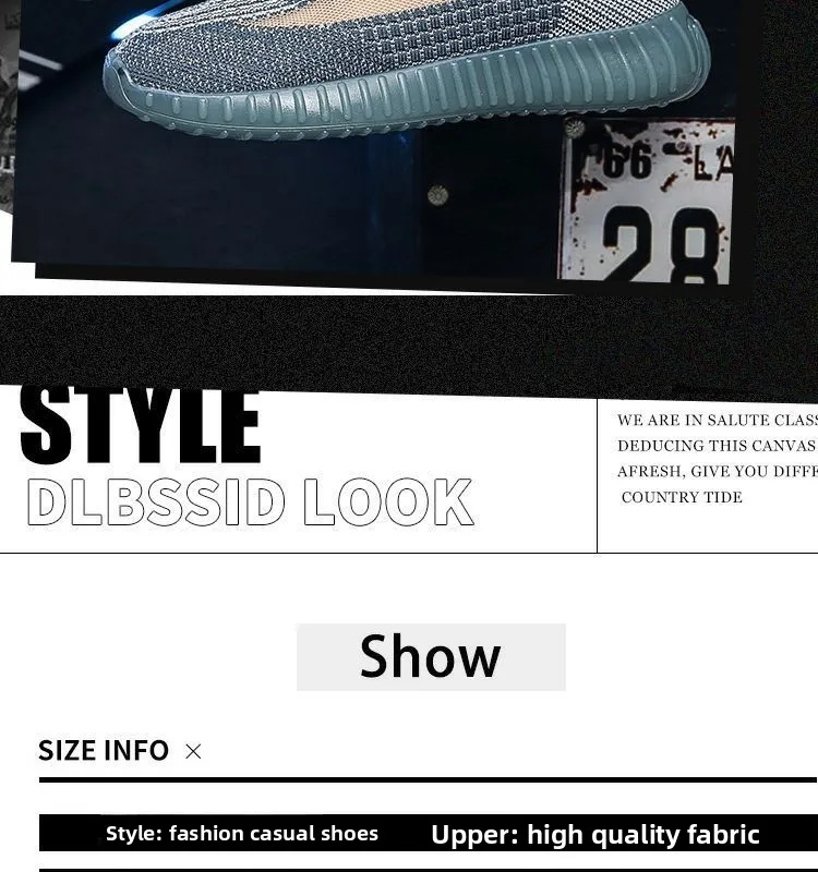 Neue Frühlings- und Herbst-Herrenschuhe aus atmungsaktivem Mesh-Canvas, modische Freizeitsneaker im koreanischen Trend, leichte Wanderschuhe – Detail 2