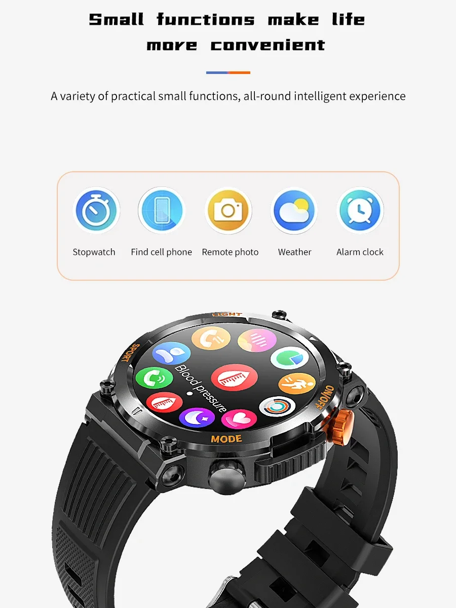 2025 Bluetooth Call Smart Watch for Android & IOS - Health Monitoring, Activity Tracking, Message Push, Multi-function