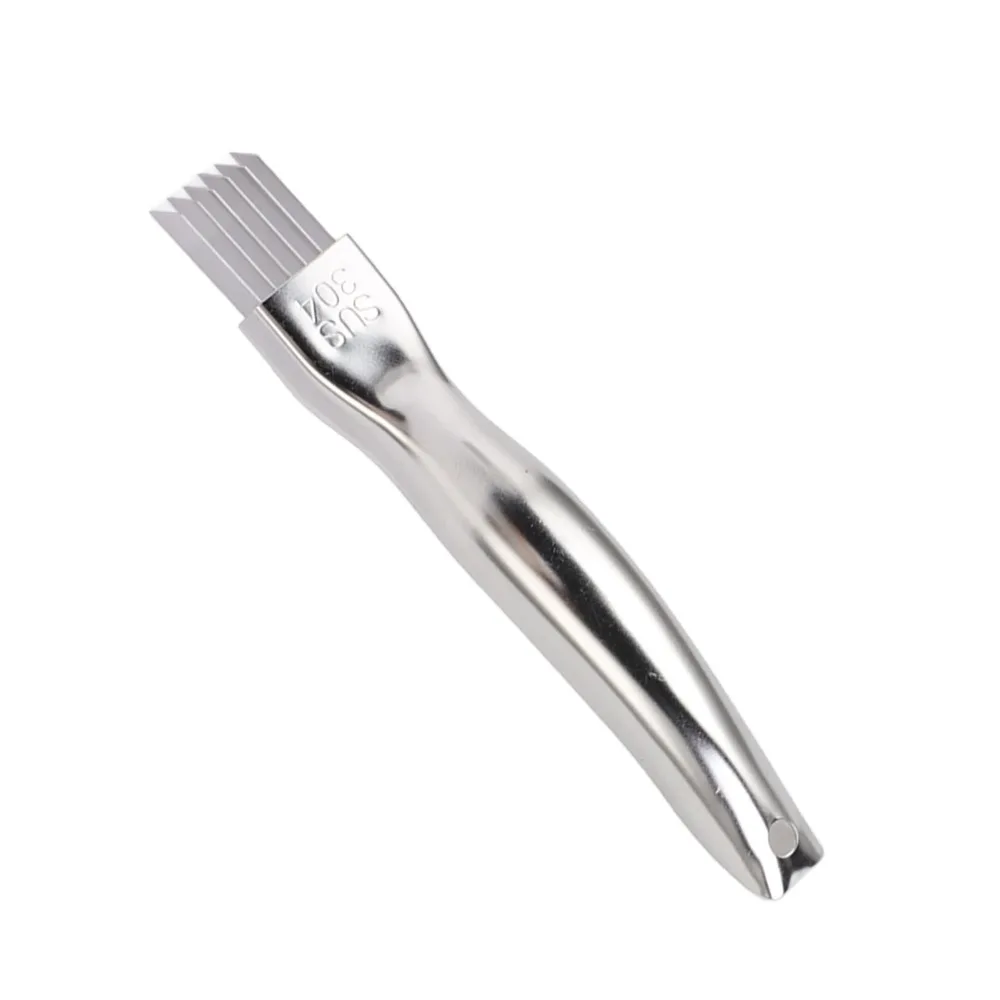 Stainless Steel Scallion Cutter Sharp Multi-Blades Vegetable Cutter Time Saving Easy Clean Green Onion Slicer