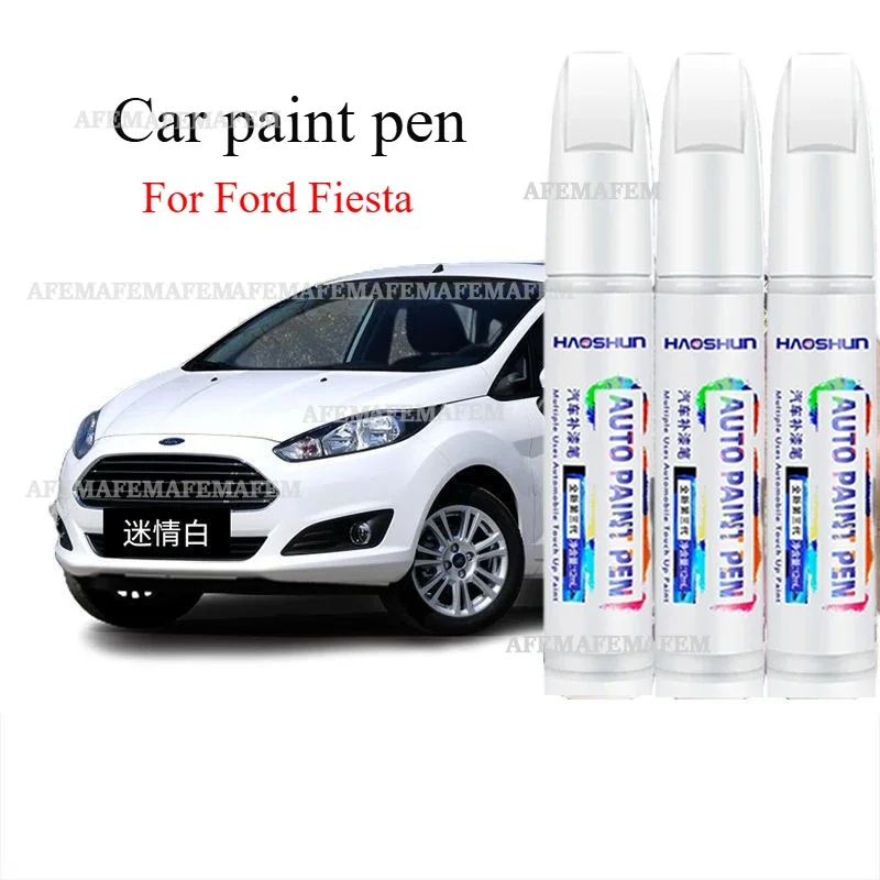 Stylo de retouche peinture pour Ford Fiesta, blanc Fascination, peinture automobile d'origine, jaune brillant, produit spécial de réparation des rayures