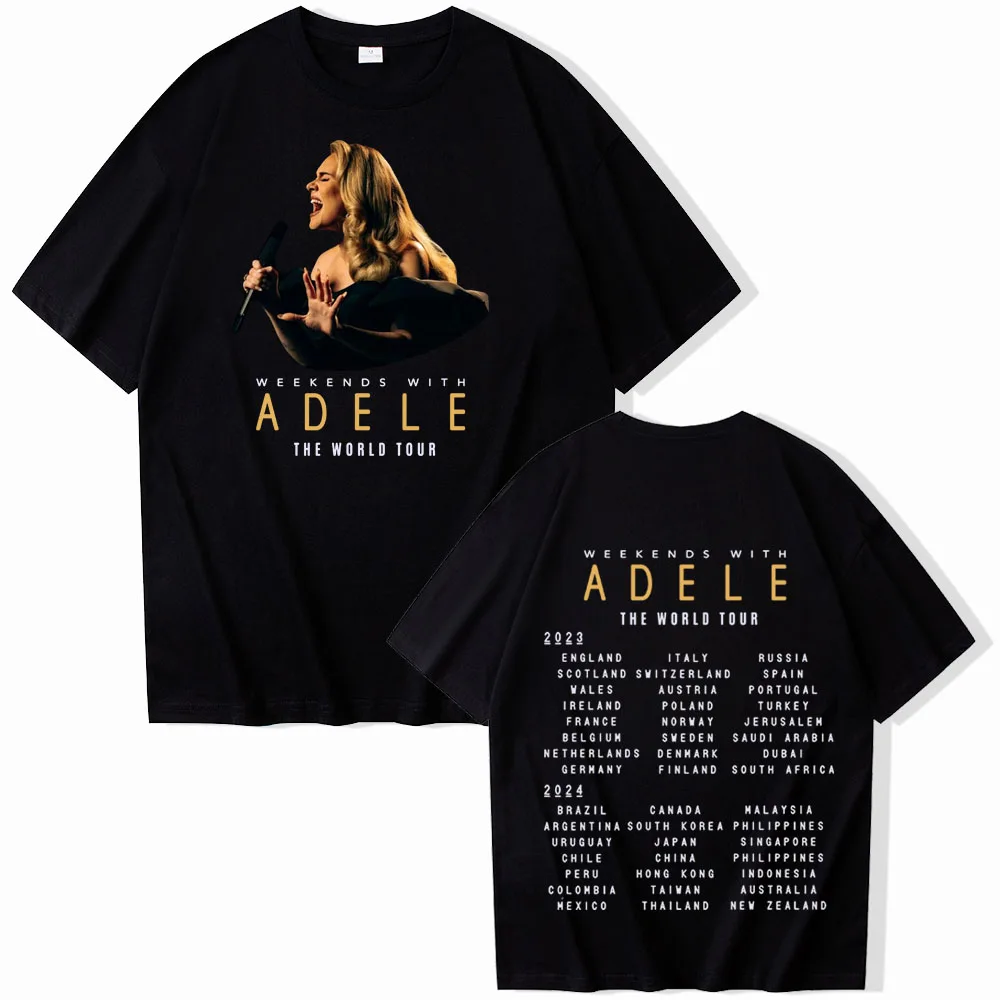 Adele In Munich Short Sleeve T-shirt Man Women Harajuku O-neck Summer Casual Shirt