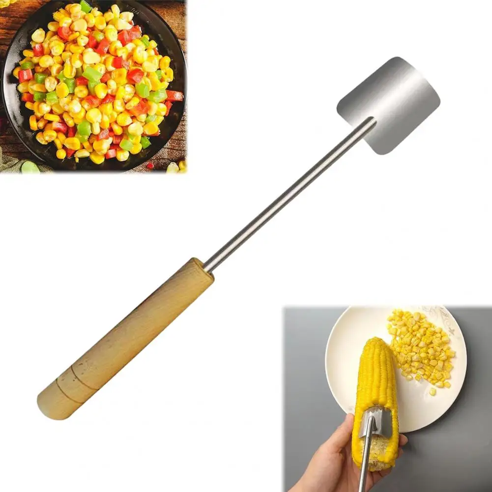 Easy Grip Corn Peeler Stainless Steel Corn Peeler Tool for Easy Corn Removal Ergonomic Design Cob Stripper Handy for Salads