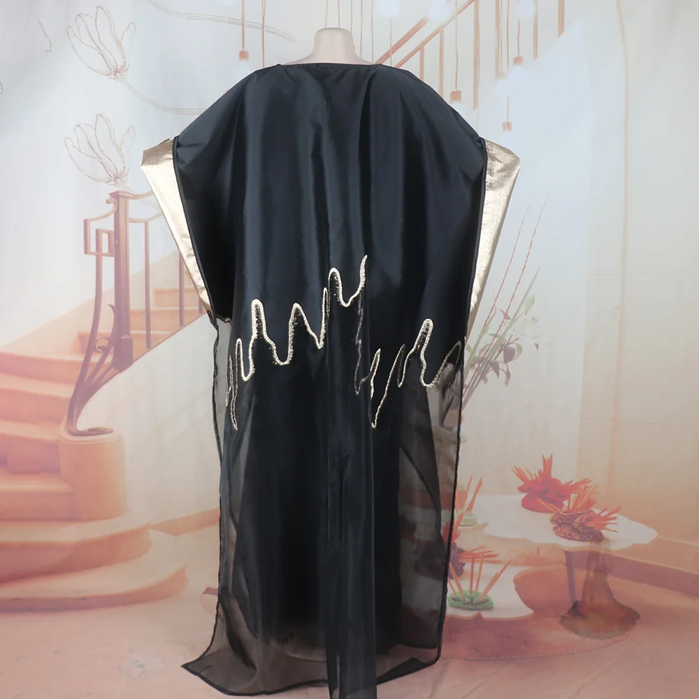 Modische Afrikanische Kleidung Boubou Damenkleid Luxuriöser Afrikanischer Stoff mit Stickerei-Dekoration Damenmode – Detail 18