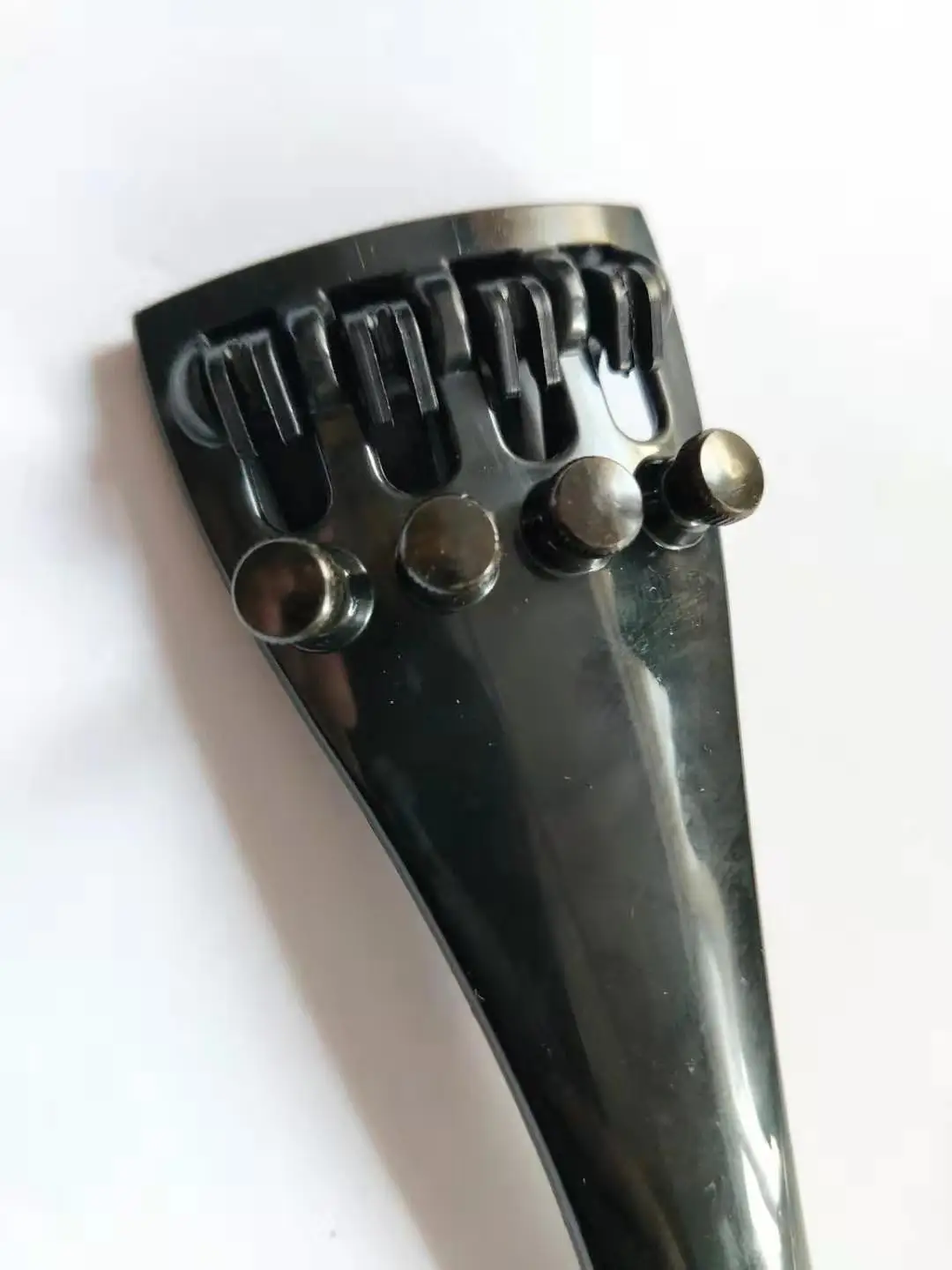 1 PC NEW Carbon Violin Tailpiece 4/4 High Quality With Steel Tai Rope