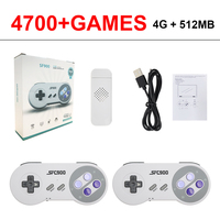 SF900 Gaming Gamepads 4700 Games Retro Video Game Console HDMI-compatible 2.4G Wireless Dual Gamepad for Sega Mega Drive