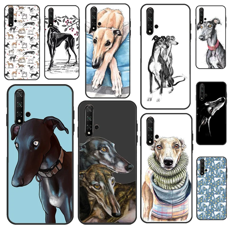 

Galgo Greyhound Dog For Huawei Nova 12i 11i 8i 12s 9 10 SE Y90 Y60 Y70 Y72 Y61 Y91 P20 P30 P40 Lite P60 Pro Case