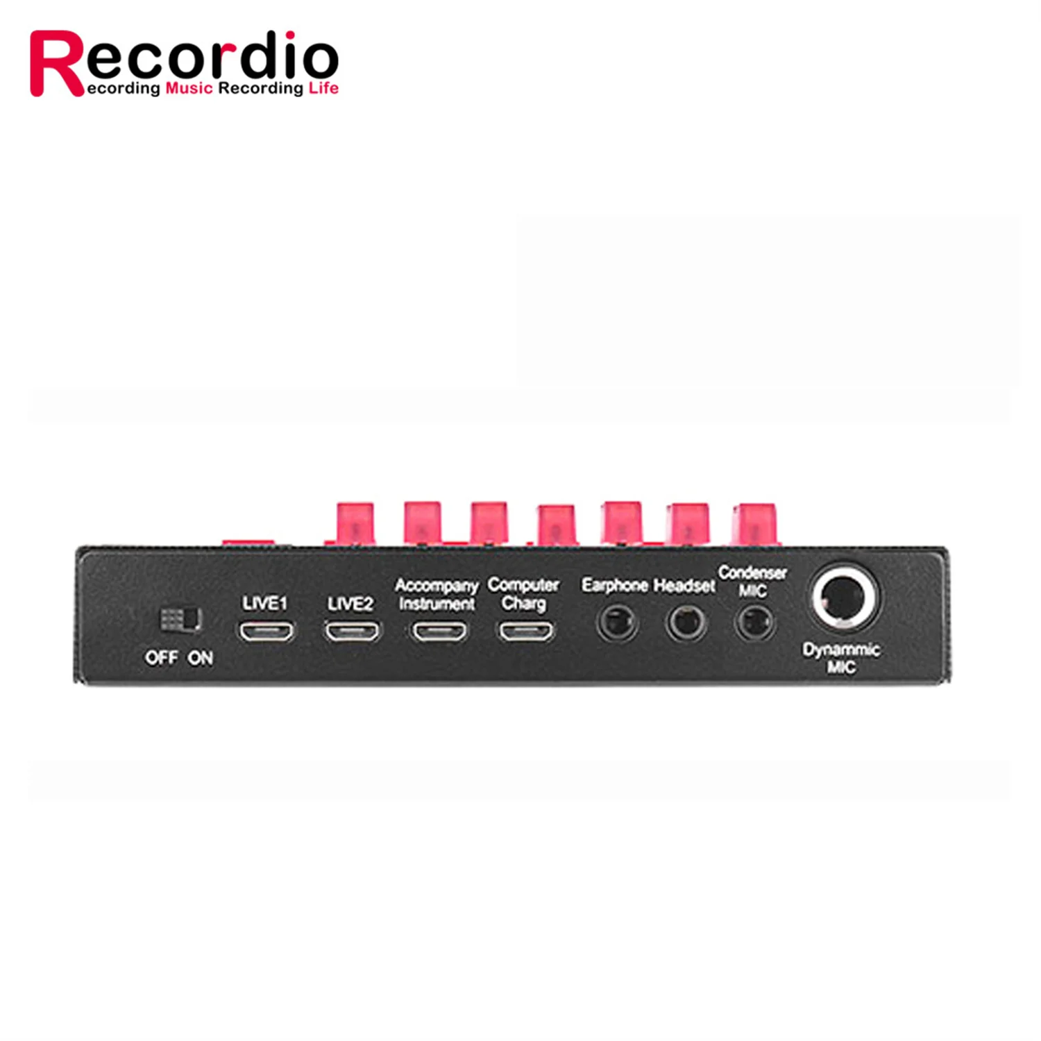 ميكروفون GAX-V8+USB، بطاقة صوت، هاتف محمول، كمبيوتر، كاريوكي في الموقع، بطاقة صوت متعددة الوظائف، تسجيل البث المباشر