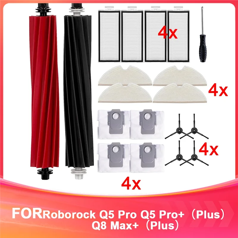 

Аксессуары ABRW-Roborock для Roborock Q5 Pro, комплект запасных частей для Roborock Q5 Pro