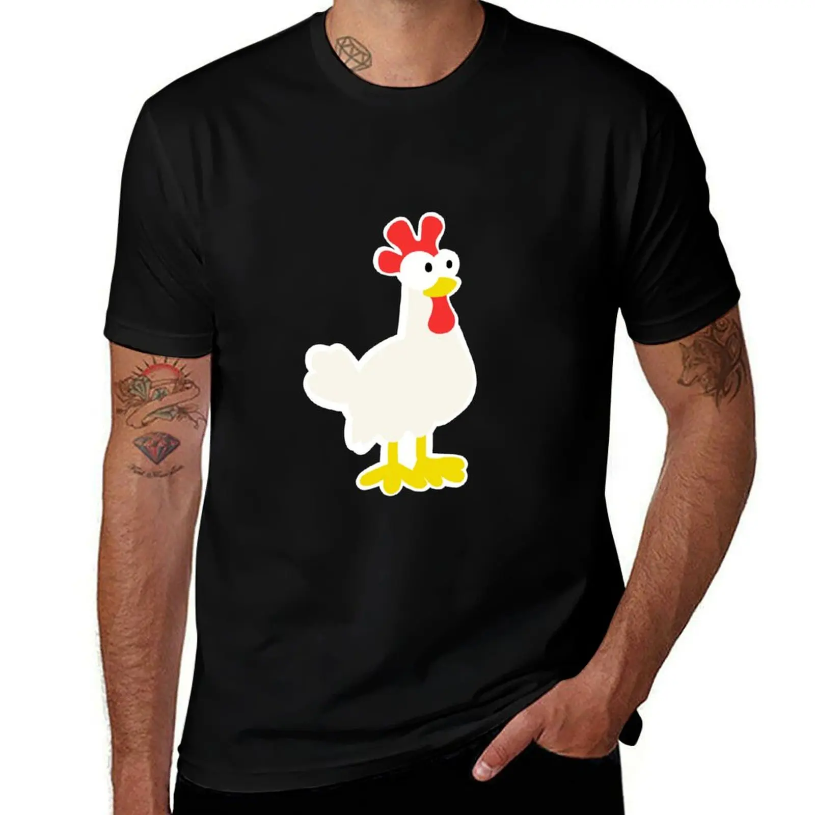 

Hay Day Chicken T-Shirt oversized custom shirt hippie clothes Men's t-shirts