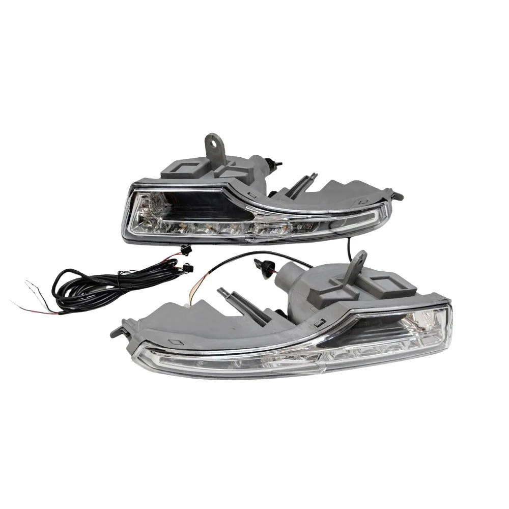 July King LED Daytime Running Lights compatible for Nissan Teana Altima L33 2013-2016, LED DRL With Yellow Turn Signals Light