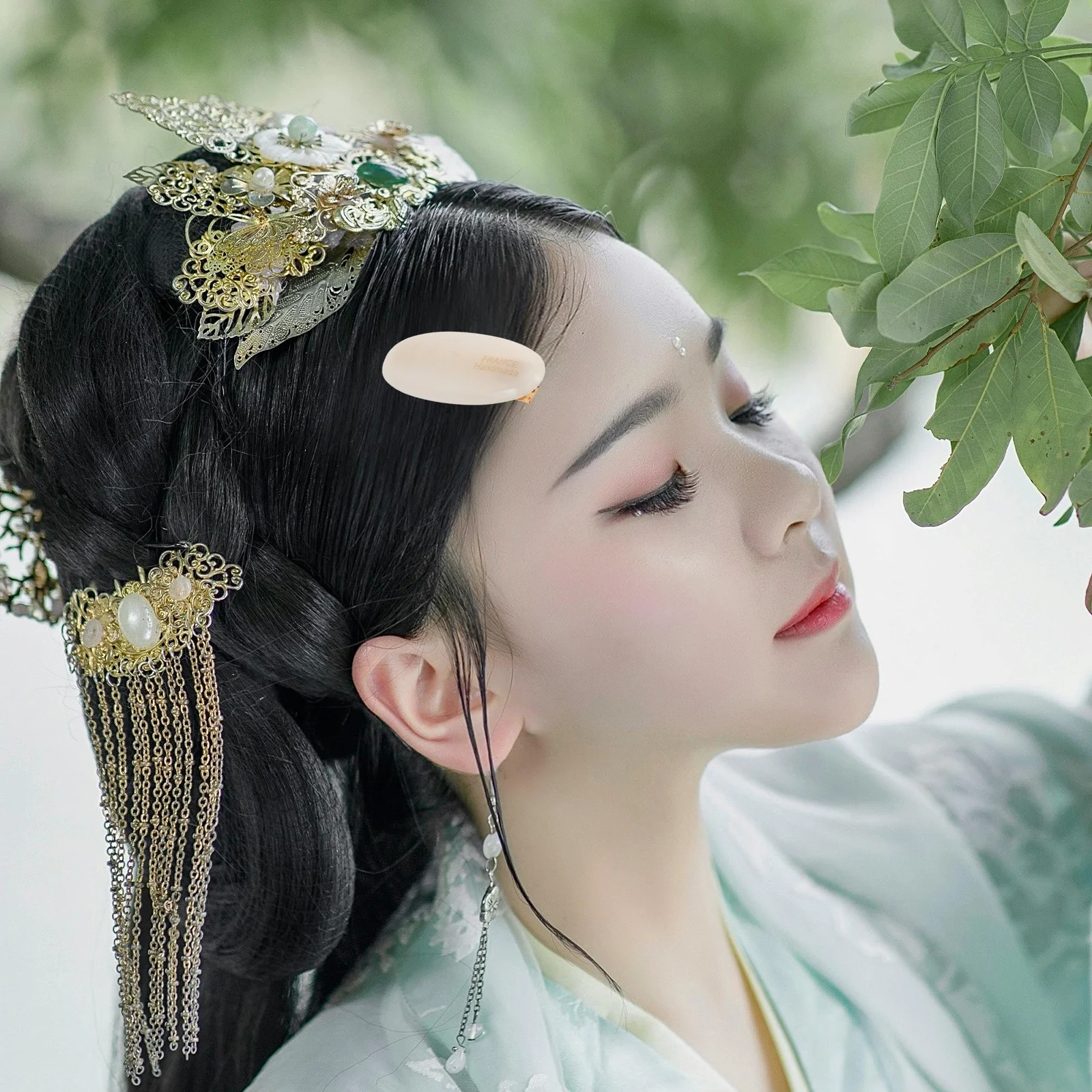 

3Pcs Oval French Women Hairpin Retro Forehead Bangs Accessories Vintage Duckbill Clip Small Hair Barrette Oval Hair Barrettes