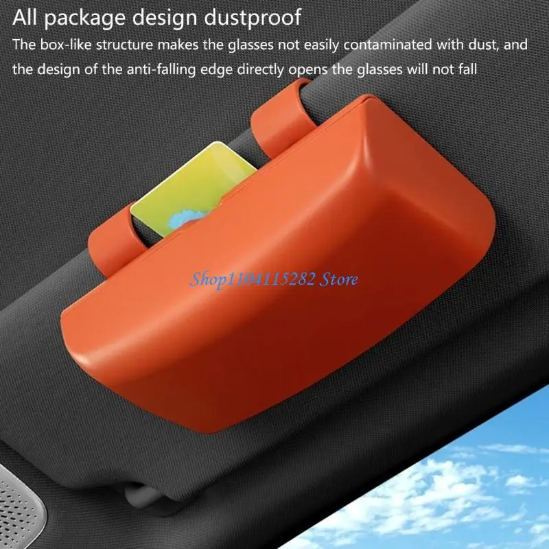 

A2BF CAR Sun Vissors Box Auto Visors Case для солнцезащитных очков и организации квитанции
