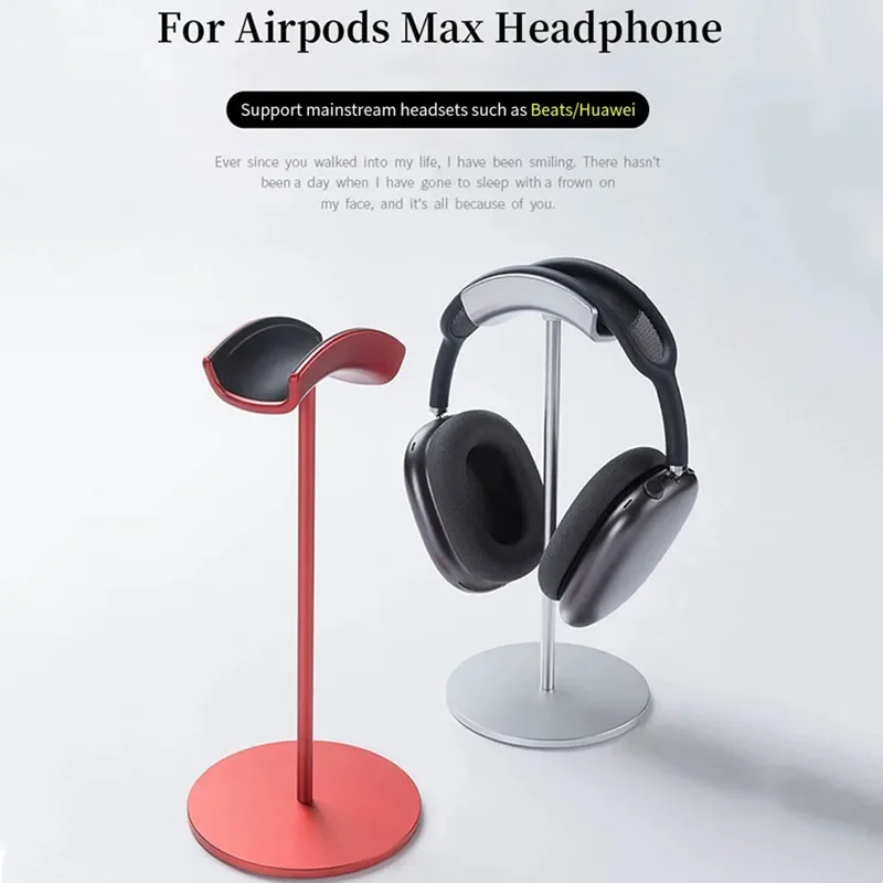 Support d'invite de téléphone de sauna en alliage d'aluminium, support de casque Apple AirPods Max, support de casque de bureau en métal pour Beats, support de casque HUAWEI, affichage T1