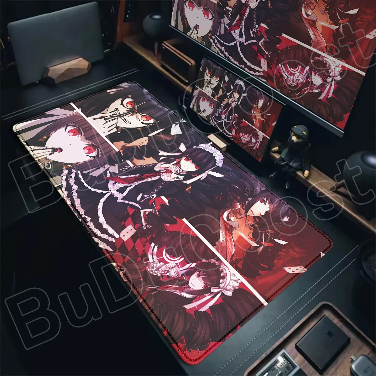 

900x400mm Computer Keyboard Desk Mats Hot Anime Danganronpa Speed Mouse Pad Non-slip Gaming Laptop Carpet PC Rubber Accessories