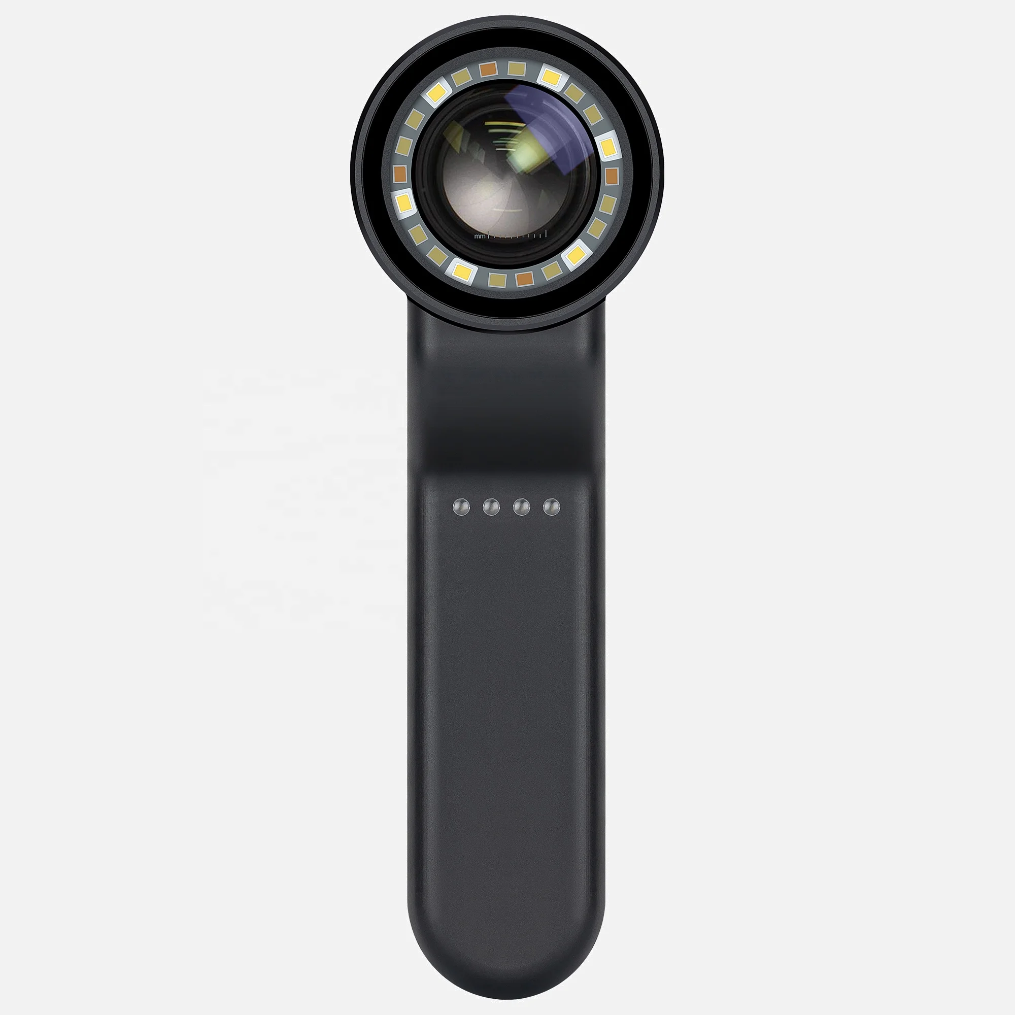 IBOOLO DE-4100 Handheld Medical Dermatoscope Dermascope Dermoscopy with Metal Material Manual Power Source CE Certifieddo