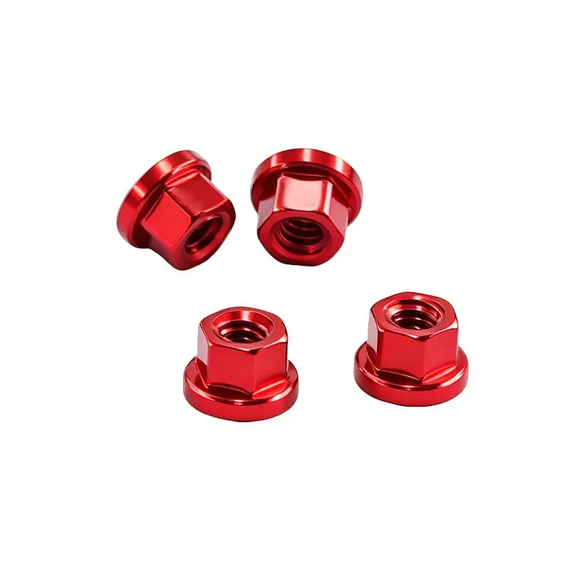 4pcs M2 Brass Aluminum Alloy Wheel Nut For 1/30 RC Crawler Car SCX30 JEEP K10 Parts Accessories