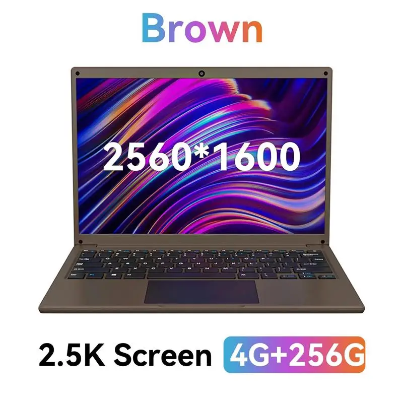 2025 Laptop 13.3 Inch Portable Laptops Low Price With Intel CPU 2.5K FHD IPS 8GB 1T SSD 2.5K FHD Display Notebook