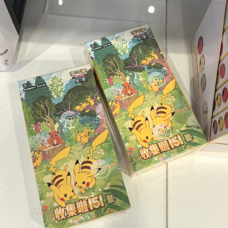 

Оригинальная коллекционная карточная игра PokéMon Ptcg, сборная 151 В, 1 В, 2 В, 3 В, 4 151 Цзин 151 Со, китайская версия, коллекции, подарок