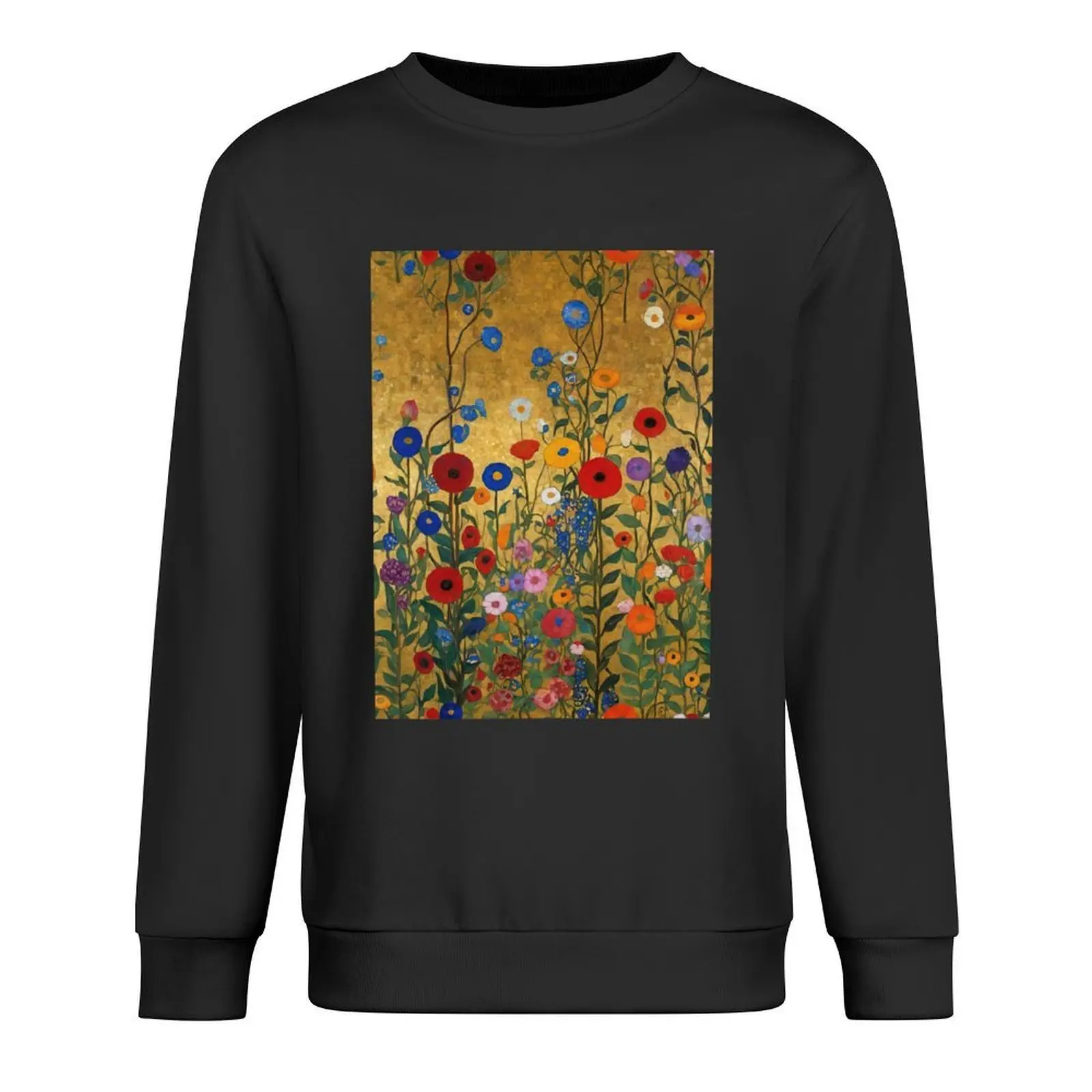 

Gustav Klimt Flowers and Gold Pullover tracksuits men's sweat-shirt set autumn jacket men tracksuit men oversize sweatshirts