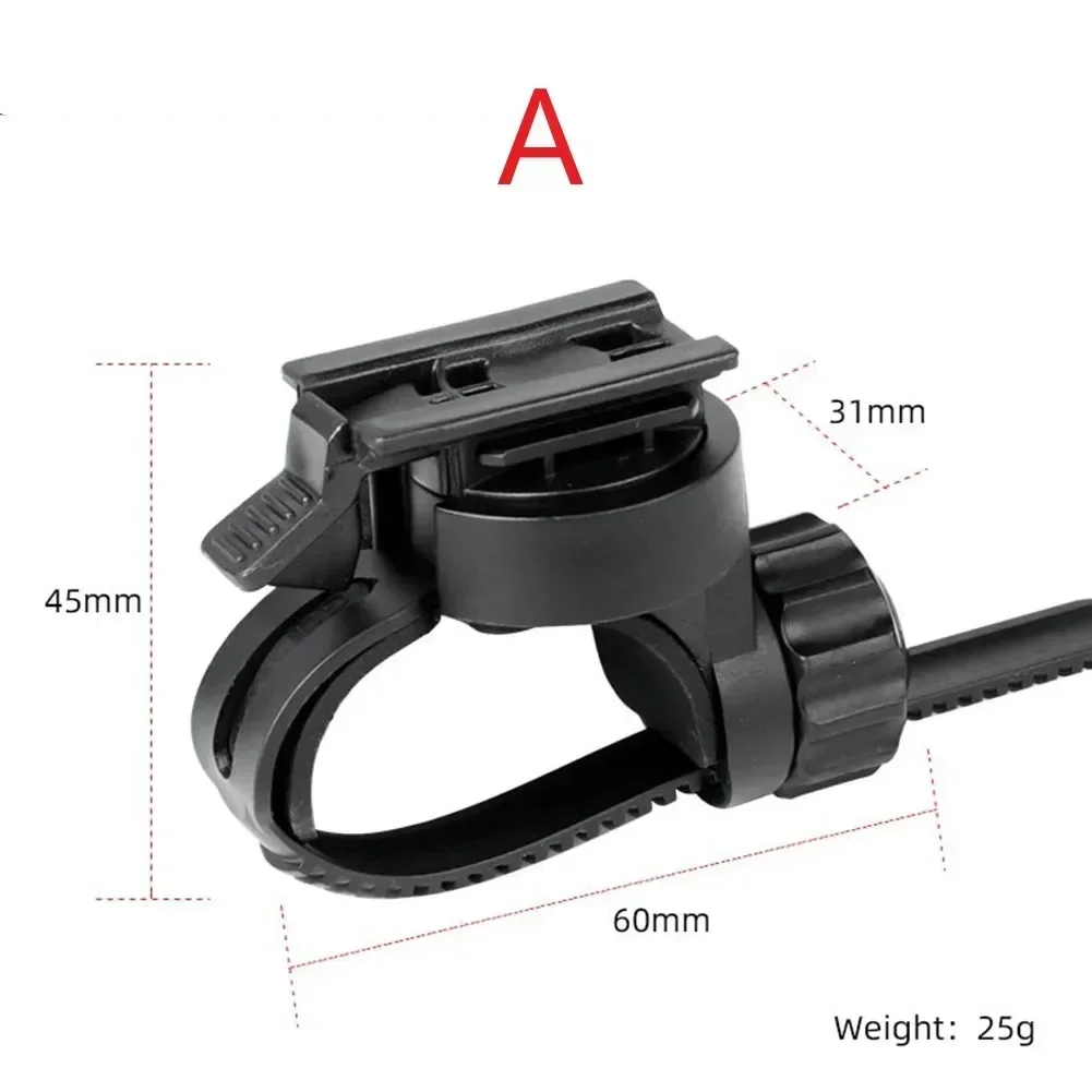 1pc Light Holder Cycle Head Light Holder Adaptor Bicycle Front Lamp Bracket For Gaciron V9D-1600 / V9D-1800 Bicycle Accessories