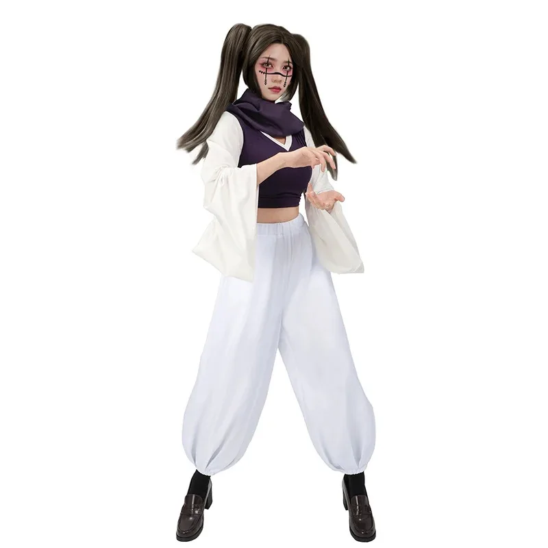 Wenam anime choso cosplay women JJK costume kimono outfit pants with scarf full set us size for Halloween cosplay costume