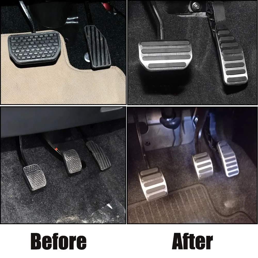 Hoge Kwaliteit Auto Koppeling Rem Gaspedaal Voetsteun Pedalen Covers voor SUZUKI Swift Alto Jimny, auto Styling