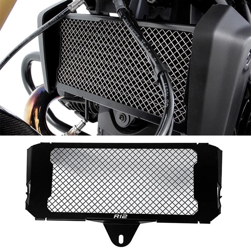 يصلح لسيارات BMW R12 NineT 2024 2025 2026 R 12 Nine T المبرد الحرس واقية دراجة نارية مشعاع ألومنيوم حماية غطاء مصبغة
