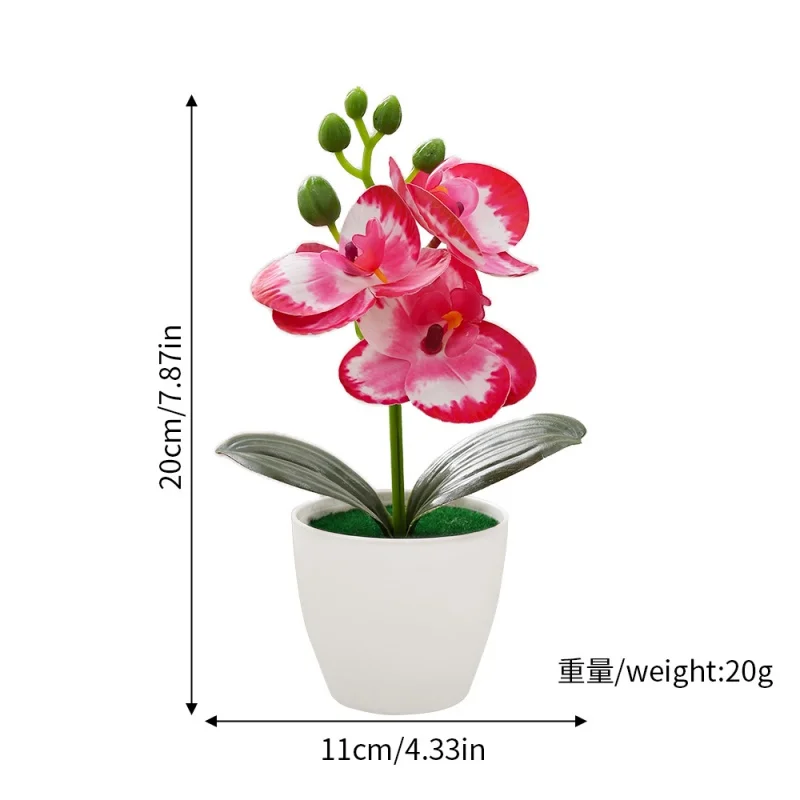 1 قطعة 20 سنتيمتر مقلد فراشة بونساي السحلية نبات اصطناعي مكتب طاولة طعام مكتب المنزل زهرية الزفاف غرفة المنزل الديكور Gif