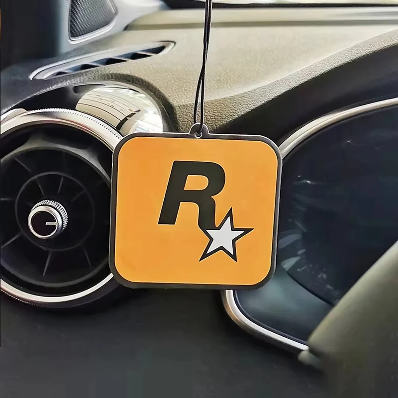 Car Aromatherapy Pendant Rockstar Auto Scent Car Accessories Interior New Automóvil Aromatherapy Essential Oil Hanging Decor