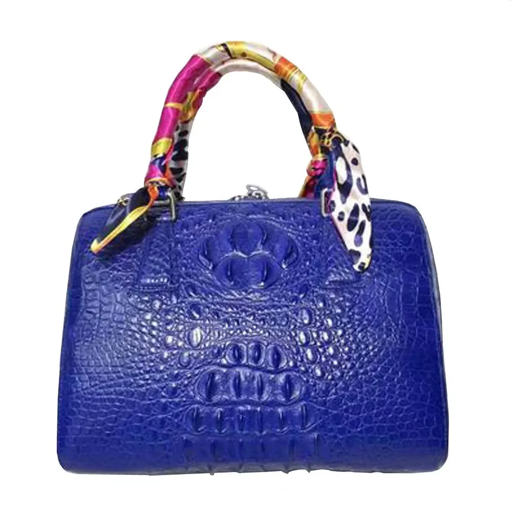 

hongsen new arrival crocodile female handbag multicolor pillow pack large capacity women handbbag