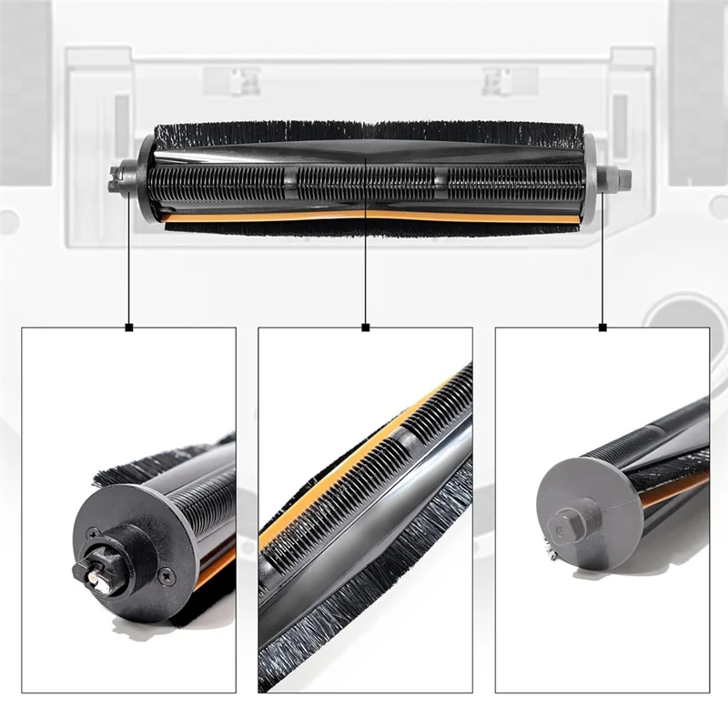 A74G-For Mova Z5/Z5 Pro/Z50 Ultra جهاز آلي لتنظيف الأتربة ملحق استبدال فرشاة دوارة ميزة القطع المضادة للتشابك